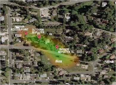 Extending WiFi range to another building